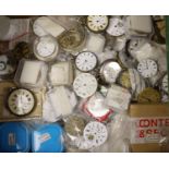 A large quantity of assorted pocket watch movements, pars and accessories,some a.f.