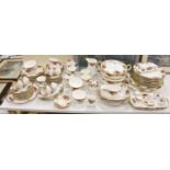 A Royal Albert 'Old Country Rose' tea and dinner service