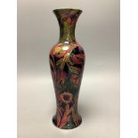 A Moorcroft Spanish pattern vase, height 31cm
