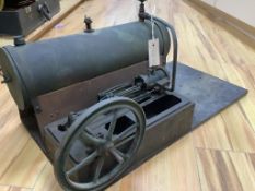 A live steam stationary engine