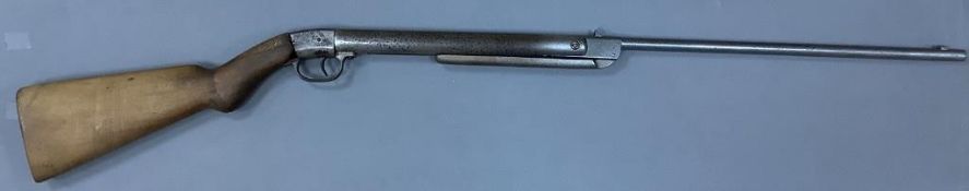 An air rifle, pre- war - stock loose