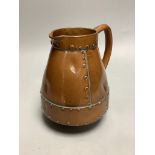 A Royal Doulton copperware pottery jug, height 18cm