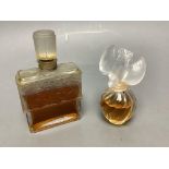 A Lalique L'Air du Temps for Nina Ricci and Creaton Lalique Molinard scent bottle