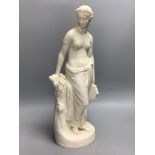 An Art Union Copeland Parian ware figure, after Cheverton, height 46cm