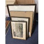 8 assorted prints cornwall etc