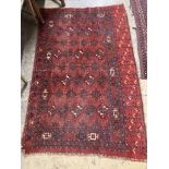 A Tekke Turkoman red ground rug, 158 x 102cm