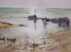 Charles Bartlett (1921-2014), watercolour, 'A Still Day', signed, with Bankside Gallery Exhibition