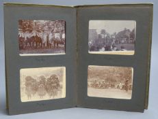 A photograph album, 70 early photographs, Indian/African