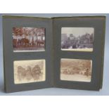 A photograph album, 70 early photographs, Indian/African