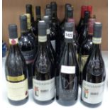 Twenty four assorted mainly Australian red wines, including Wolf Bass platinum label, 2002, Maurice