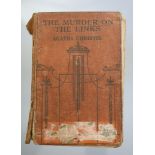 ° Agatha Christie - Murder on the Links, rare first edition, first impression, 1923, poor