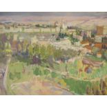David Graham, oil on canvas, The Old City, Jerusalem, signed and dated 1982 verso, 51 x 61cm