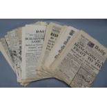 ° 32 various WWII newspapers