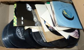 A large collection of 1960's and 70's Pop and Rock vinyl LPs and singles,including The Beatles, The