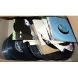 A large collection of 1960's and 70's Pop and Rock vinyl LPs and singles,including The Beatles, The