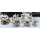 A Royal Albert Old Country Roses tea service