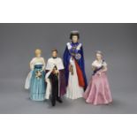 A Royal Doulton figure, 'HM Queen Elizabeth II 30th Anniversary of the Coronation', no. 129/2500