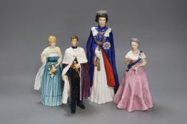 A Royal Doulton figure, 'HM Queen Elizabeth II 30th Anniversary of the Coronation', no. 129/2500