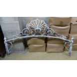 A wrought iron archway, width 168cm