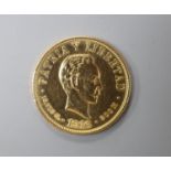 A Cuba gold 10 Pesos 1916, AEF, 16.718g