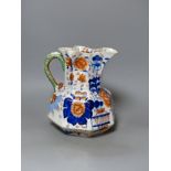 A 19th century ironstone jug, height 24cm