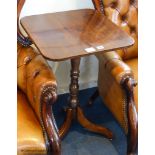 A 19th century mahogany tripod occasional table, 48 cm wide, 47 cm deep, 71 cm highProvenance - a