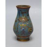A Chinese cloisonne enamel vase, marked 'Da Ming', height 16cm