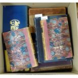 ° Literary Bindings, including the Works of Thackeray,9 vols, Smith, Elder & Co, 1883, David
