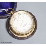 A cased pocket barometer