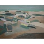 Stewart Lees (1926-2008), oil on board, Landscape, signed, 75 x 88cm