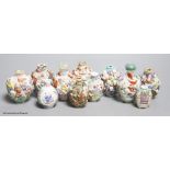 A collection of Chinese famille rose snuff bottles