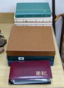 Four Stanley Gibbons Charles and Diana Royal Wedding commemorative stamps albums, three other