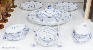 A Royal Copenhagen onion pattern part dinner service