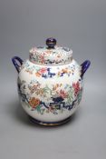 A large Minton stone china pot pourri jar and cover, height 33cm