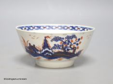 A Seth Pennington, Liverpool sugar bowl, diameter 12.5cm