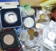 A collection of UK coins