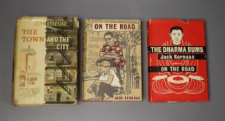° Kerouac, Jack - 3 works - On The Road, 1st English edition, original cloth with unclipped d/j,