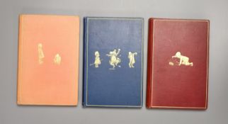 ° Milne, Alan Alexander - 3 works, all illustrated by Ernest H. Shepard - Now We Are Six, 1st