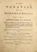 ° Gibson, William - A New Treatise on the Diseases of Horses, qto, later half morocco, with engraved