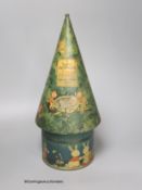 A Mabel Lucie Attwell Fairy Tree tinplate Biscuit Money Box for Crawfords, 35cm