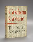 ° Greene, Graham - The Quiet American, 1st edition, original blue cloth, in unclipped d/j, chipped
