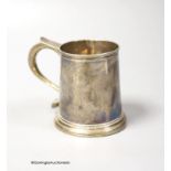 An early George II silver small mug, by James Smith I, London, 1727, height 92mm, 156 grams (a.f.)