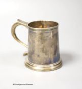 An early George II silver small mug, by James Smith I, London, 1727, height 92mm, 156 grams (a.f.)