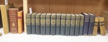 ° Dickens, Charles - The Works, 12 vols, blue cloth gilt, illustrations by ‘’Phiz’’, Seymour, and