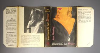° Fleming, Ian - Diamonds Are Forever, 1st edition, 1st impression, with unclipped d/j priced 12s.