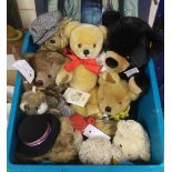 Nine assorted bears including Merrythought limited edition and a Merrythought Classic bear