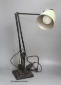An Anglepoise painted metal desk lamp, by Herbert Terry