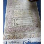 A Turkish multi mirab prayer rug. 230x90cm.