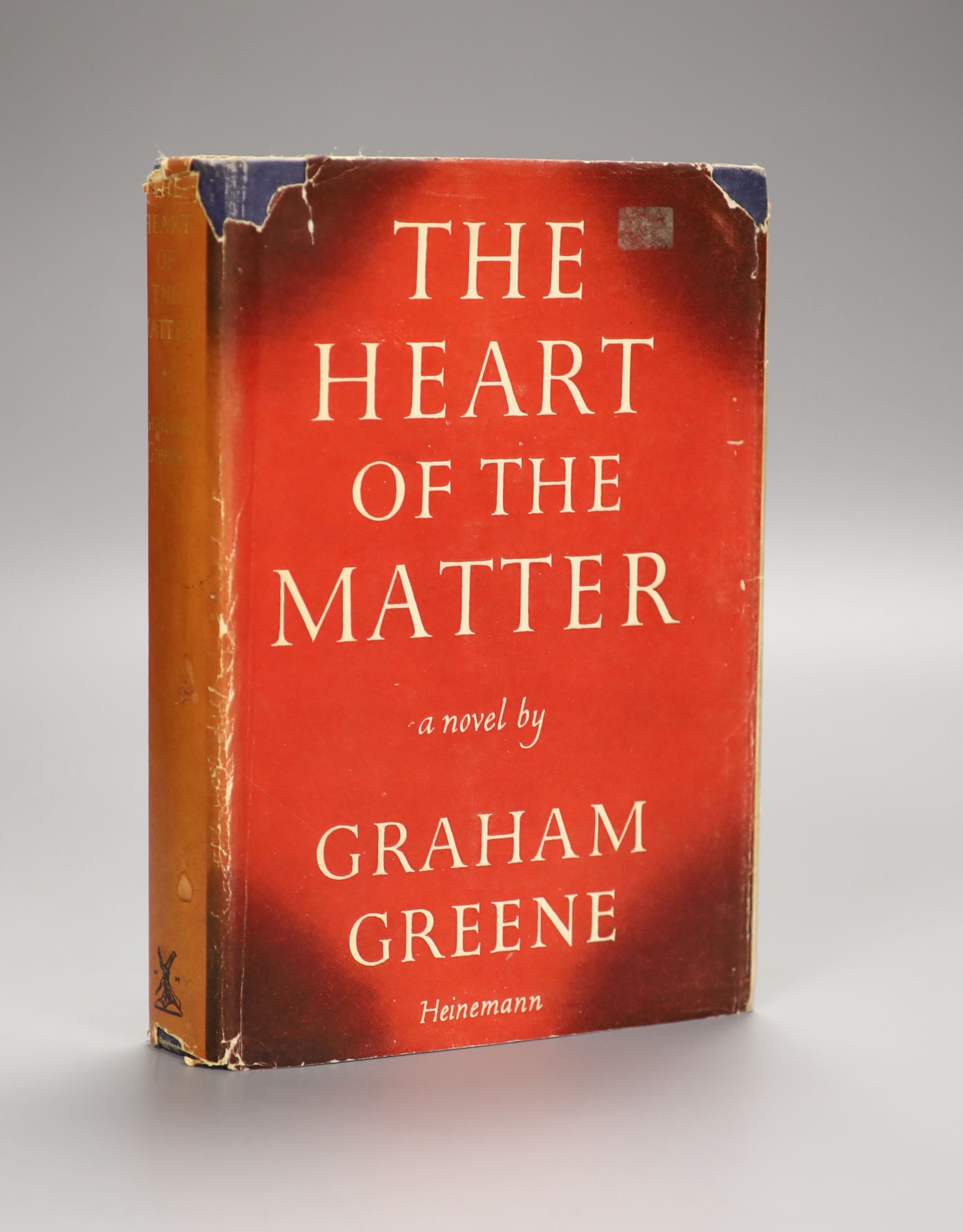 ° Greene, Graham - The Heart of the Matter, 1st edition, original blue cloth, in unclipped d/j