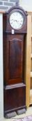 A Regency mahogany eight day longcase clock, height 202cm